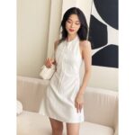 DOTTIE.PREMIUM – Đầm ngắn Bow Mini Dress For Spring – D0294