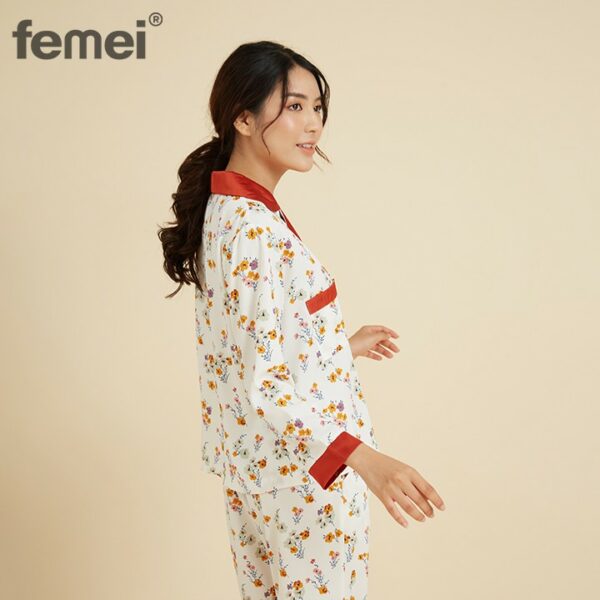 FEMEI - Bộ pyjama dài tay PND016 - Hình ảnh 4