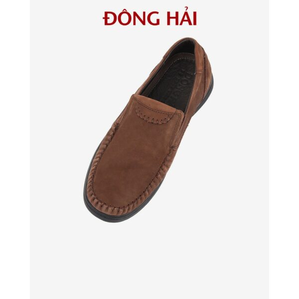 Giày lười nam Đông Hải da bò cao cấp đế cao su liền khối tăng vẻ nam tính- G0321 - Ảnh 8