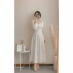 [HCM]Đầm Dự Tiệc Xòe Tay Phồng Cách Điệu Julliet Dress [Hàng Có Sẵn]