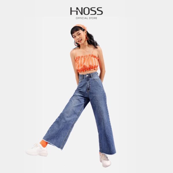HNOSS - Áo Croptop Hai Dây - CMA12009051GC - Ảnh 4