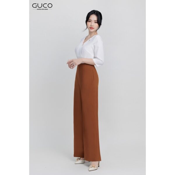 Jumpsuit cổ đắp 3316 phối màu Guco - Hình ảnh 4