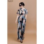 Jumpsuit cổ vest 3380 Guco