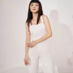 Jumpsuit nữ lụa hai dây quần ống rộng LADY ME by Eva de Eva 21AJSO001T