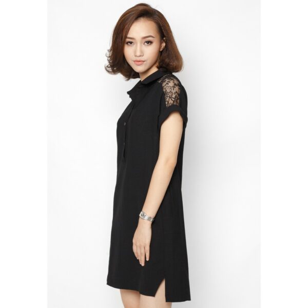 [Mã BMBAU50 giảm 7% tối đa 50K đơn 99K] De Leah - Đầm Suông Tay Dơi - Thời trang thiết kế - Hình ảnh 2