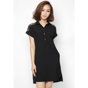 [Mã BMBAU50 giảm 7% tối đa 50K đơn 99K] De Leah - Đầm Suông Tay Dơi - Thời trang thiết kế