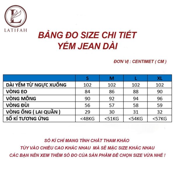 [Mã BMBAU50 giảm 7% tối đa 50K đơn 99K] Quần yếm jean dài nữ LATIFAH túi đồng hồ rách gối YJ005 - Ảnh 6