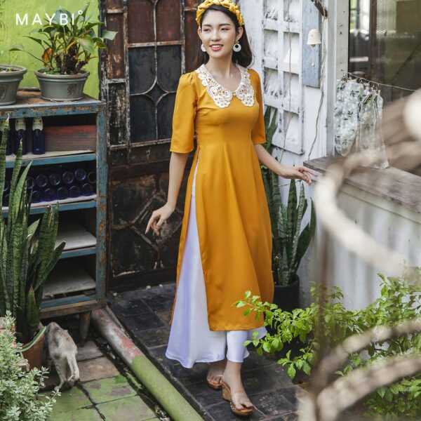 MAYBI - Quần áo dài Tố Như dáng xòe - Hình ảnh 2