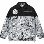 PARADOX Áo khoác dù COMIC OVER-PRINTED JACKET