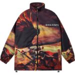 PARADOX Áo khoác dù dây kéo CAVALRY MAN ZIP OVER-PRINTED JACKET