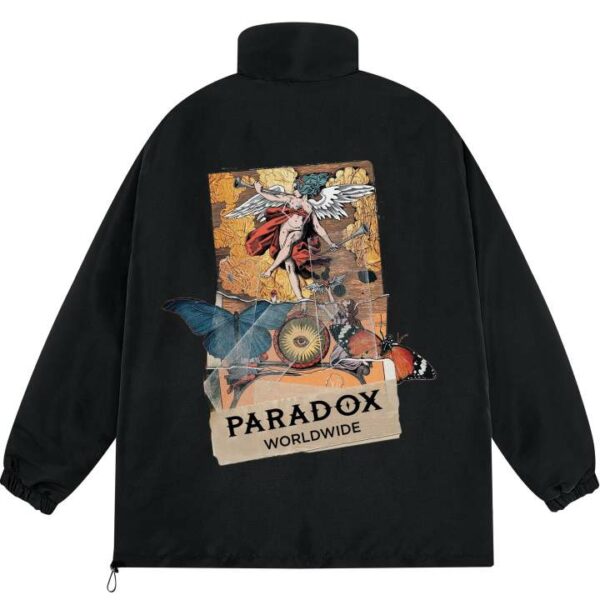 PARADOX Áo khoác dù dây kéo EKOSYSTEM ZIP OVER-PRINTED JACKET