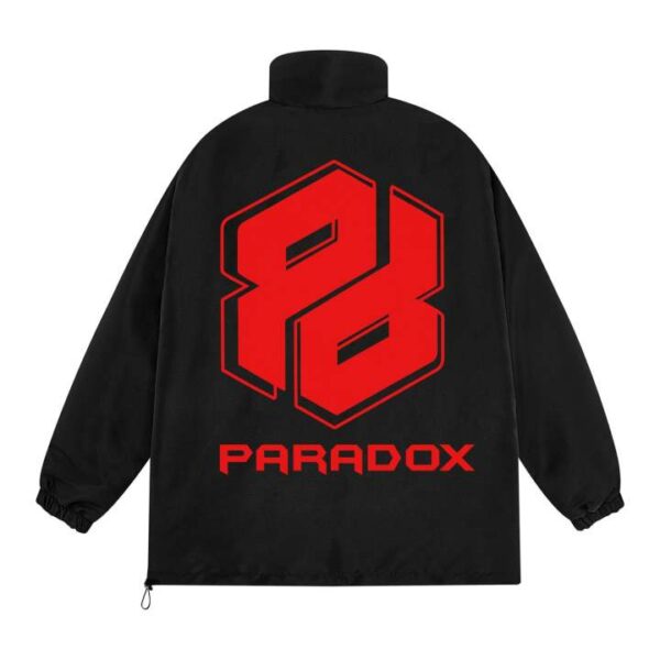 PARADOX Áo khoác dù dây kéo LOGO IMPRINT NO.1 ZIP JACKET