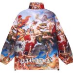 PARADOX Áo khoác dù dây kéo ZOE ZIP OVER-PRINTED JACKET