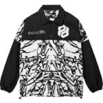 PARADOX Áo khoác dù INANE OVER-PRINTED JACKET