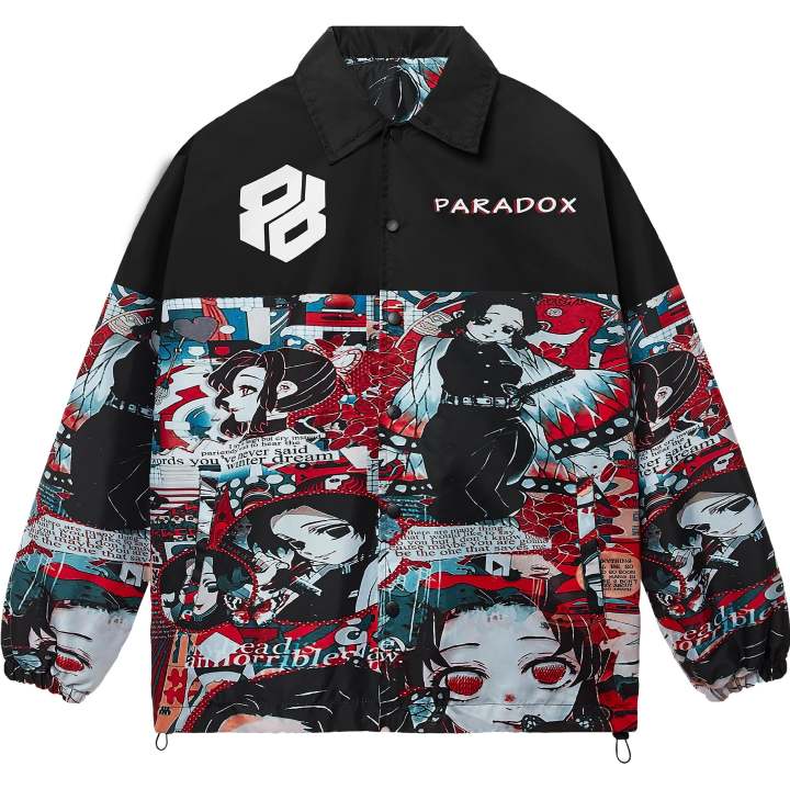 PARADOX Áo khoác dù MISSY OVER-PRINTED JACKET