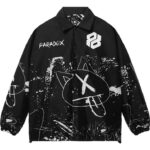 PARADOX Áo khoác dù PUERILE OVER-PRINTED JACKET