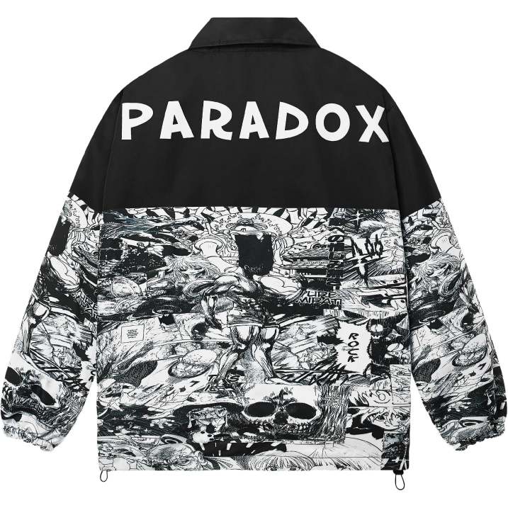 PARADOX Áo khoác dù ROCKOMIC OVER-PRINTED JACKET