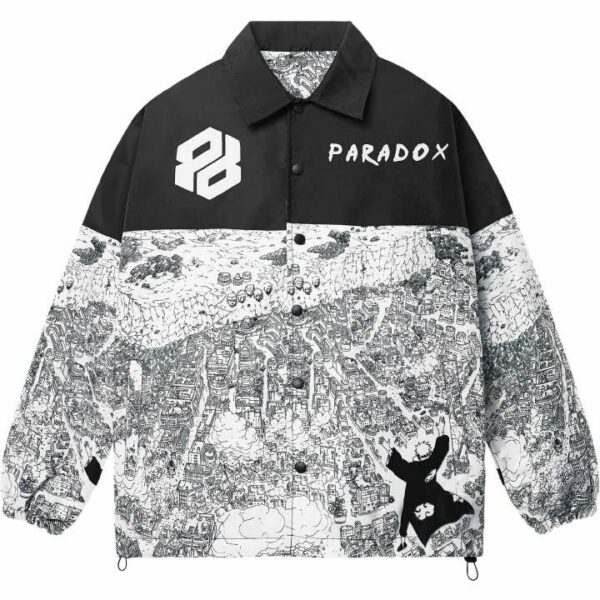 PARADOX Áo khoác dù SKY DIVING OVER-PRINTED JACKET