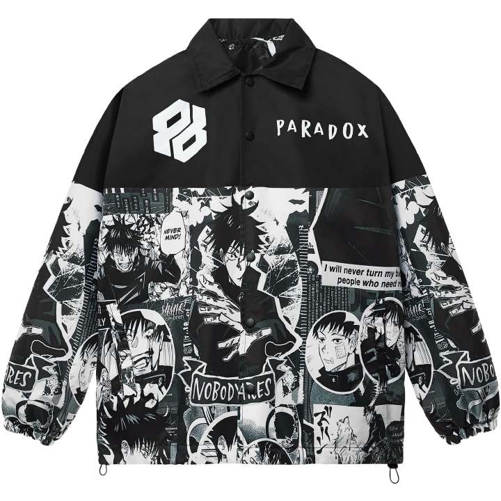 PARADOX Áo khoác dù STATEMENT OVER-PRINTED JACKET