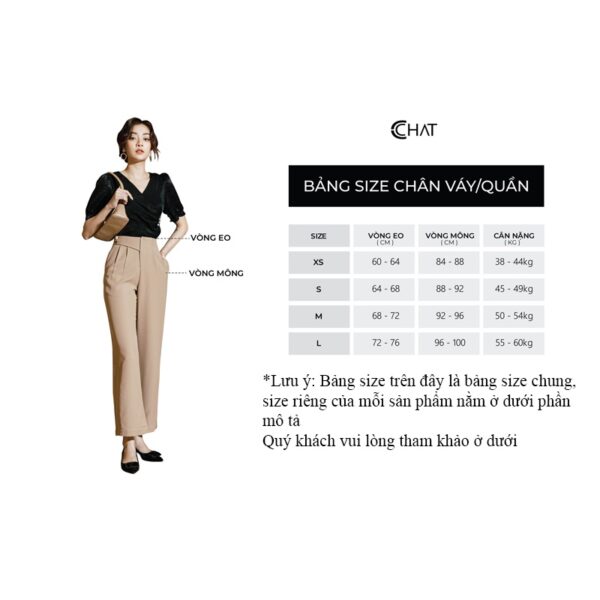 Quần baggy 2 ly trước Cchat Clothes - Hình ảnh 3