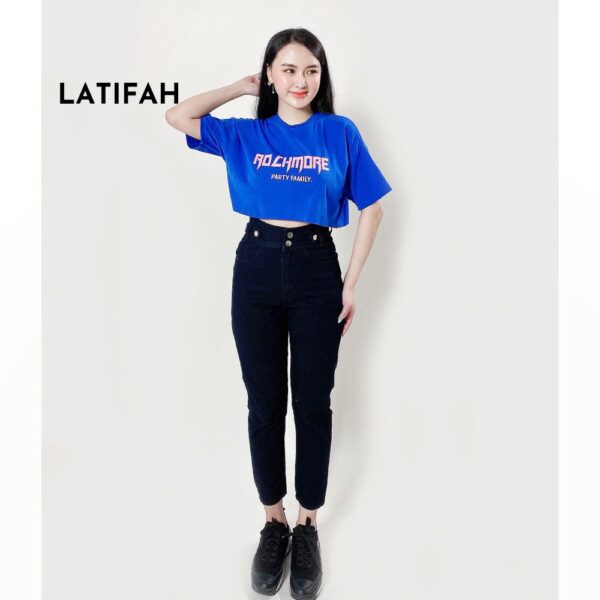 Quần baggy jeans nữ LATIFAH form rộng 2 bách nhọn QD015 ulzzang phong cách hàn quốc - Hình ảnh 5