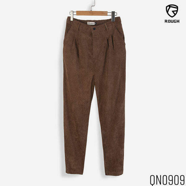 Quần Baggy Nam ROUGH Outfit Chất Nhung Tăm, Phong Cách Hàn Quốc Trẻ Trung, Cá Tính