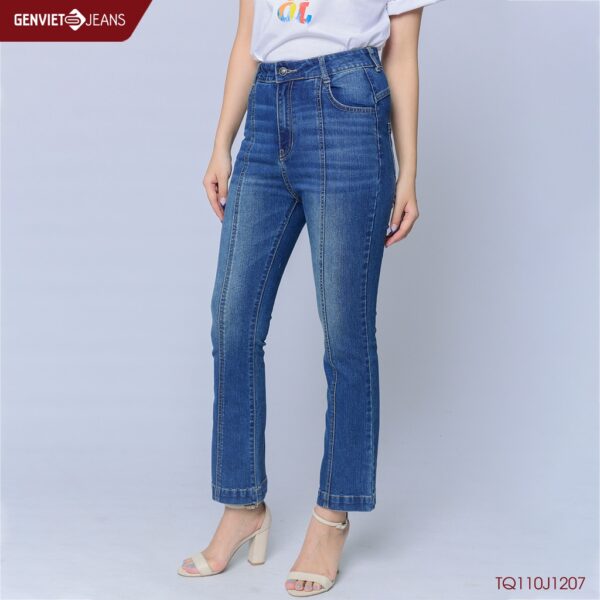 Quần dài jeans nữ TQ110J1207 GENVIET - Hình ảnh 3