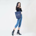 Quần Jean Nữ Boyfriend Lưng Cao Medium Blue – UCSD Selvedge