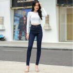 Quần Jean Repreve Skinny Lưng Cao Thân Thiện Môi Trường Aaa Jeans