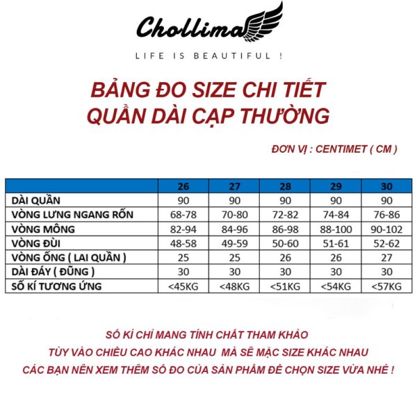 Quần jeans dài nữ co giãn Chollima cạp thường màu xám trắng QD029 - Hình ảnh 9