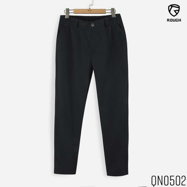 Quần Kaki Nam Trơn Basic ROUGH Outfit Chất Kaki Dày Dặn, Co Giãn