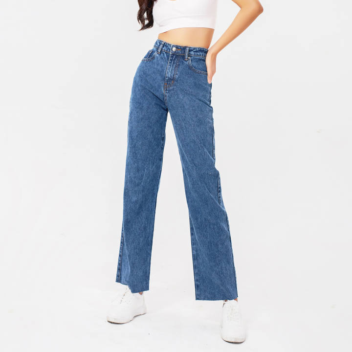 Quần Ống Rộng Sapphire Blue Aaa Jeans