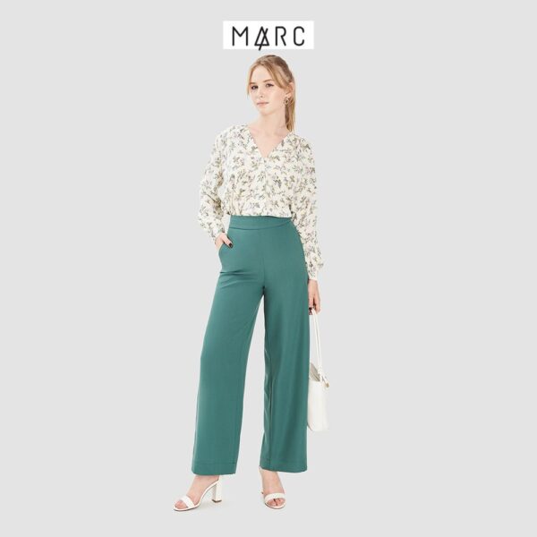 Quần nữ MARC FASHION ống suông lưng cao dây kéo sau - Hình ảnh 3