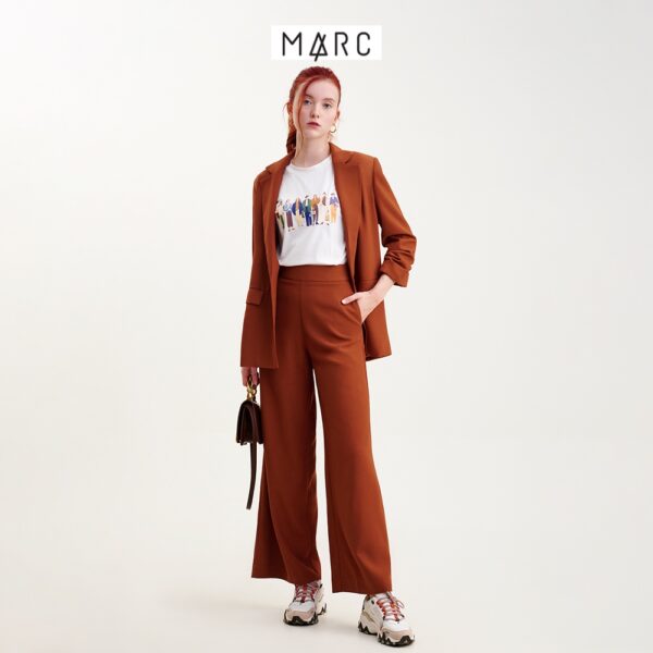 Quần nữ MARC FASHION ống suông lưng cao dây kéo sau - Hình ảnh 5