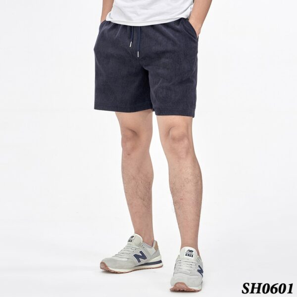 Quần Short Đùi Nhung Tăm Nam Nữ ROUGH Form Unisex Chất Mát Mẻ, Trẻ Trung - Hình ảnh 3