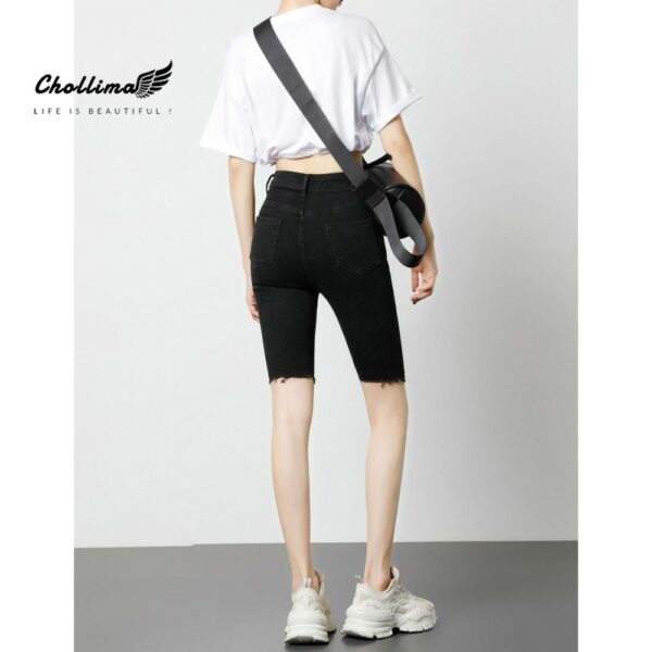 Quần shorts ngố jean co giãn Chollima QS024 phong cách hàn quốc trẻ trung năng động - Hình ảnh 6