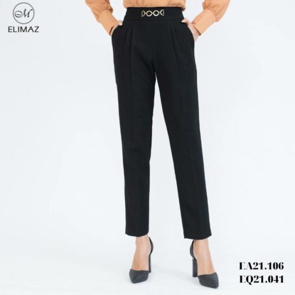 Quần tây âu nữ công sở Elimaz baggy mix cạp trước EQ21.041