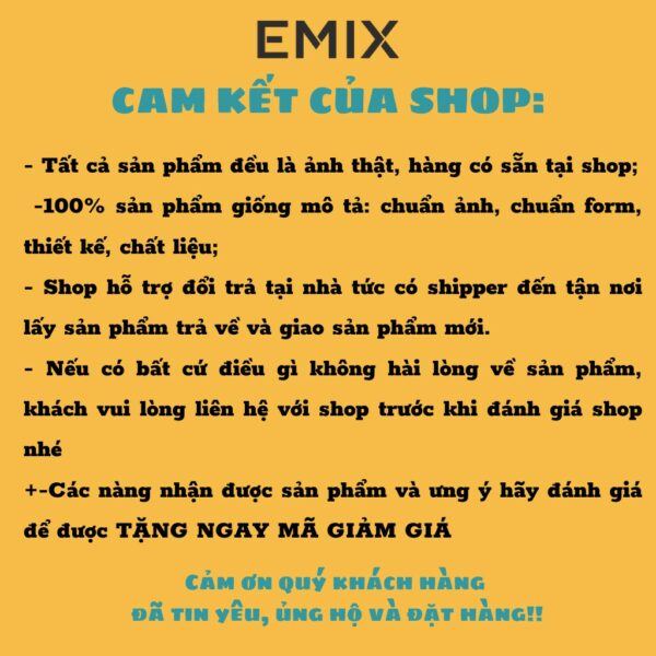 Quần tây nữ cơ bản EMIX (màu đen), dáng suông, ống rộng, dài 100cm, khóa trước, cạp cao, chất tuyết mưa mềm mịn 3100 - Hình ảnh 9