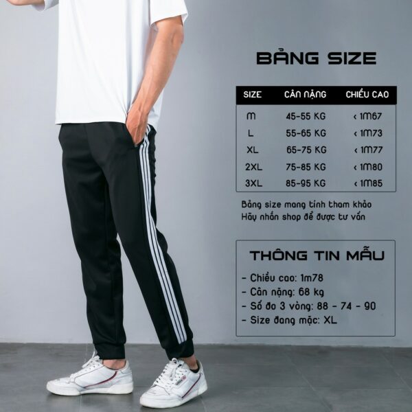 Quần thể thao nam 3 sọc Jogger THE 1992 - Hình ảnh 6