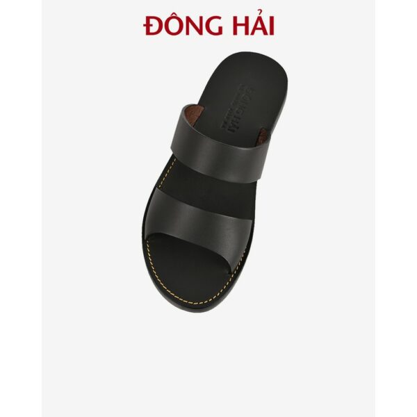 "TẶNG NGAY 30K khi theo dõi gian hàng "Dép quai ngang nam Đông Hải da bò cao cấp thiết kế 2 quai trẻ trung - D1810 - Hình ảnh 2