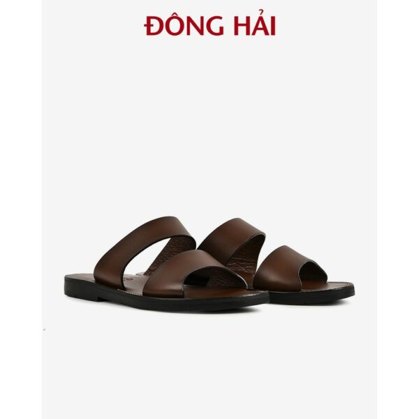 "TẶNG NGAY 30K khi theo dõi gian hàng "Dép quai ngang nam Đông Hải da bò cao cấp thiết kế 2 quai trẻ trung - D1810 - Hình ảnh 5