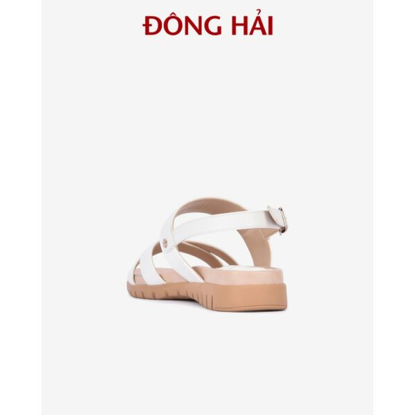 "TẶNG NGAY 30K khi theo dõi gian hàng "Giày Sandal đế bằng nữ Đông Hải quai ngang đế cao su 3cm - S85L7 - Hình ảnh 6