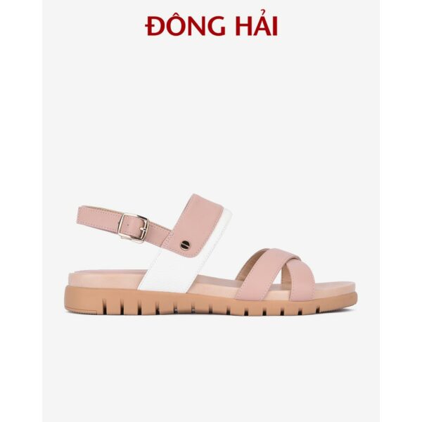 "TẶNG NGAY 30K khi theo dõi gian hàng "Giày Sandal đế bằng nữ Đông Hải quai ngang đế cao su 3cm - S85L7 - Hình ảnh 7