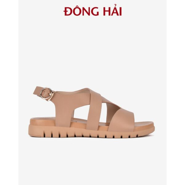 "TẶNG NGAY 30K khi theo dõi gian hàng "Giày sandal nữ Đông Hải quai ngang ôm chân đế cao su 3cm chống trượt- S85M3 - Hình ảnh 4