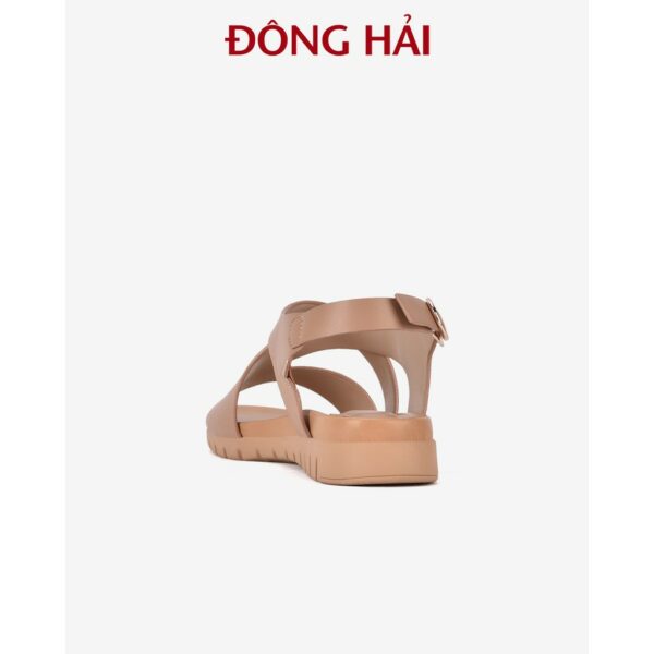 "TẶNG NGAY 30K khi theo dõi gian hàng "Giày sandal nữ Đông Hải quai ngang ôm chân đế cao su 3cm chống trượt- S85M3 - Hình ảnh 7