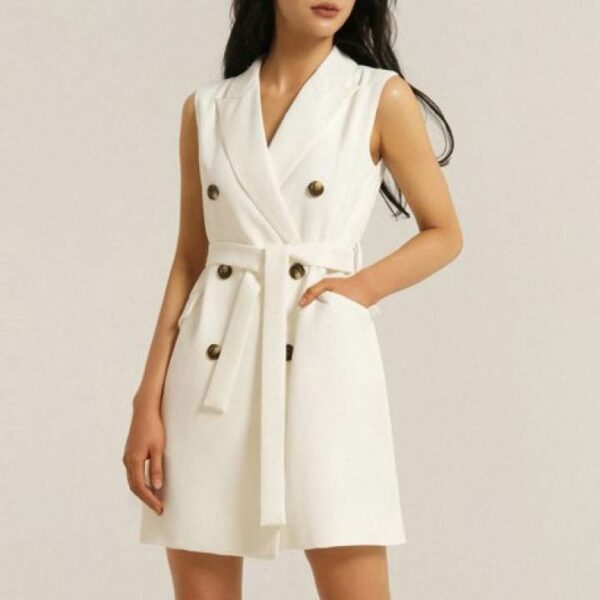 Váy liền Blazer Linen 2ND DATE BL016CW