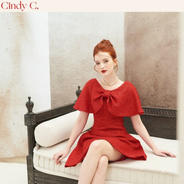 Váy Luv Dress CINDY C chất dạ Tweed 799 - Ảnh 3