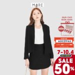 Váy nữ MARC FASHION mini túi trước nhấn hàng nút