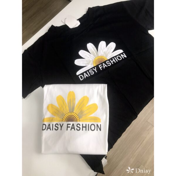 Váy phông suông DAISY họa tiết hoa cúc chất thun cotton co dãn 4 chiều, thấm hút mồ hôi không phai màu không nhão VP2026 - Hình ảnh 5