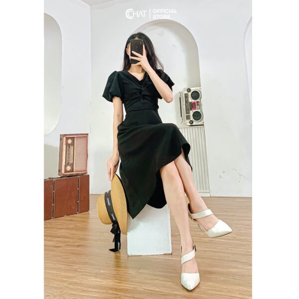 Váy xoắn ngực TT CChat Clothes - Hình ảnh 3